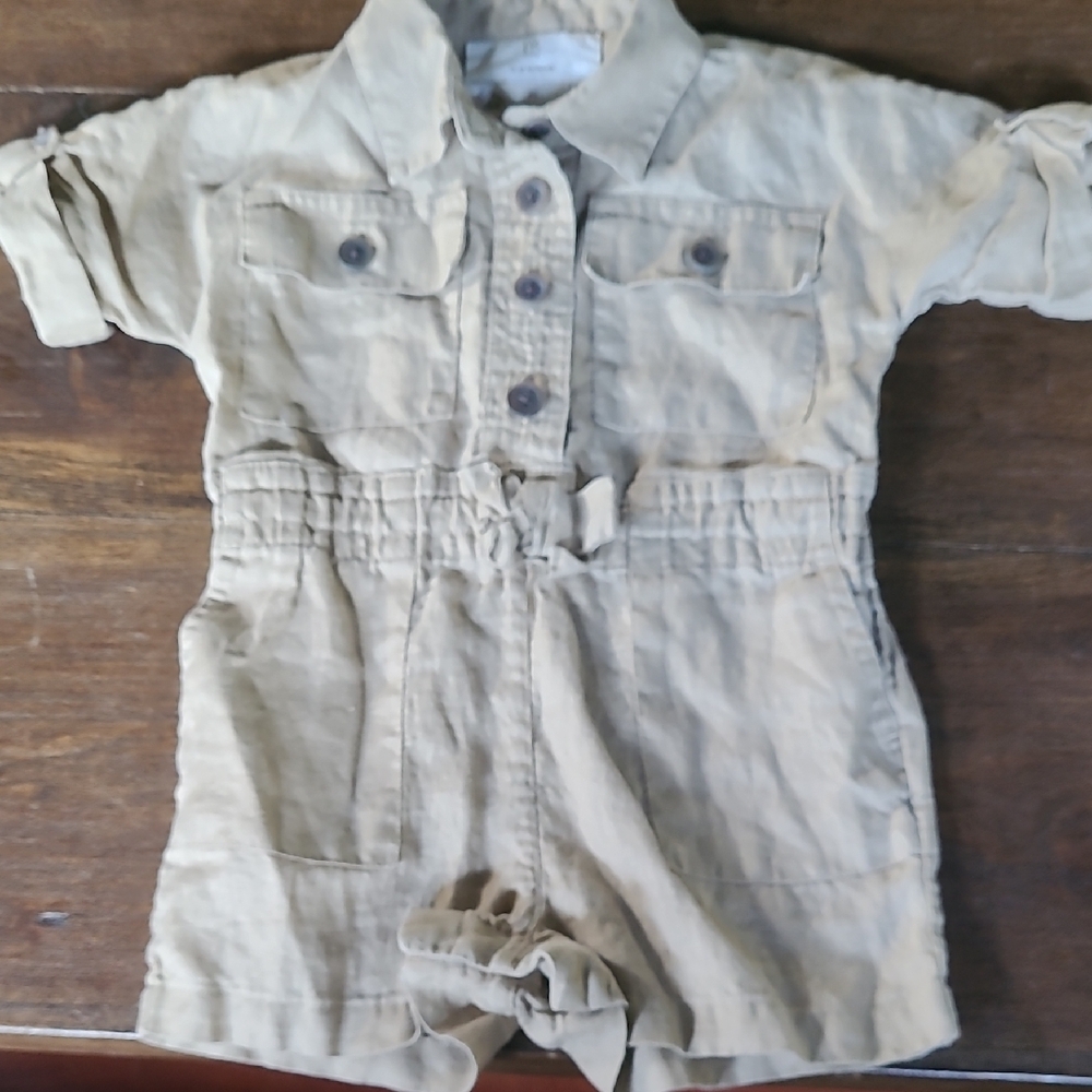 Kids Tan Romper